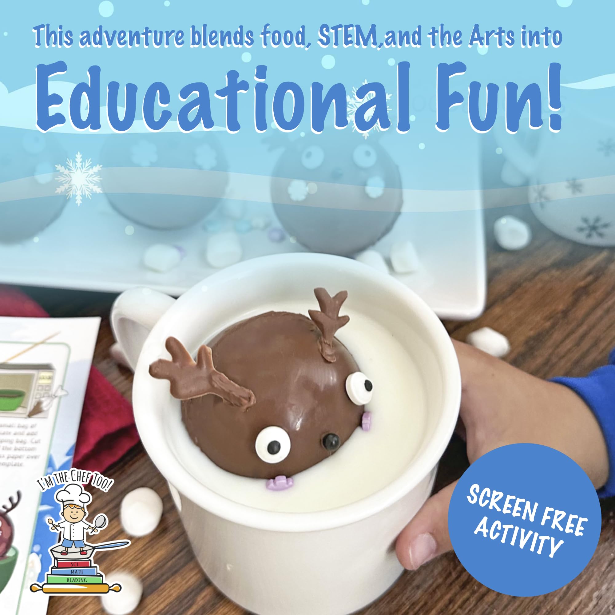Snapklik.com : Im The Chef Too Kids Baking Kit For Kids, Reindeer Cocoa ...