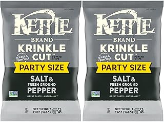 Kettle Krinkle Cut Salt Pepper Chips
