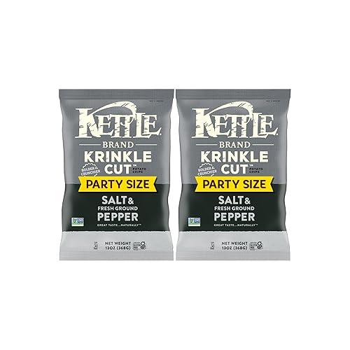 Miniatura 33 de Kettle Brand Papas fritas, trufa cortada Krinkle y sal marina, 7.5 onzas