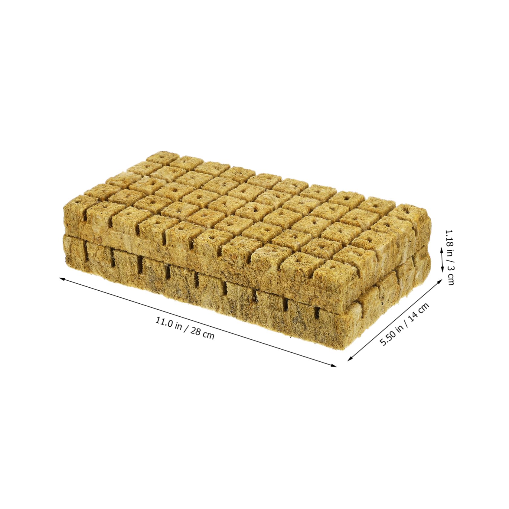 Toddmomy 5 Ensembles Cubes De Culture Hydroponique pour Bouturage Et Propagation De Plantes Bloc De Semis De Qualité Format pour Culture Soilless Et Transplantation 100 Pièces * 5