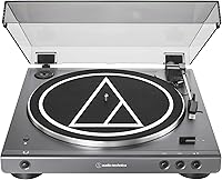 Vista 11 de Audio-Technica AT-LP60XBT-BK Tocadiscos inalámbricos de transmisión por correa completamente automática (negro) (ATLP60XBTBK)