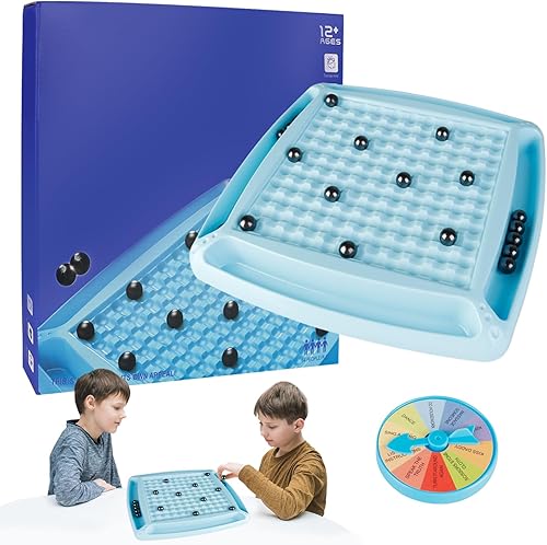 Juego de imán juego de ajedrez magnético, tablero de ajedrez magnético con disco de penalti, juego de mesa magnético, juego de estrategia de ajedrez