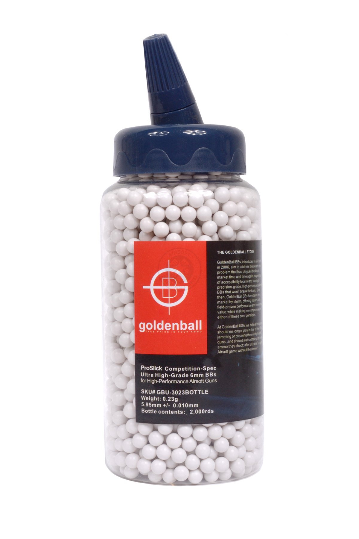 0.23g Airsoft BBS 2000 Round Bottle 6mm Seamless Professional Grade Performance AEG