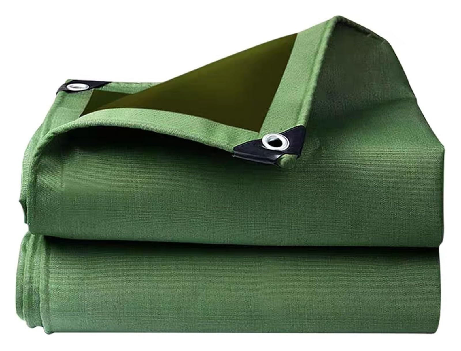 Tarpaulin Waterproof Heavy Duty, Heavy Duty Canvas Tarp Cover Green proof Grommets Multiple Sizes(1.5x1.5m)