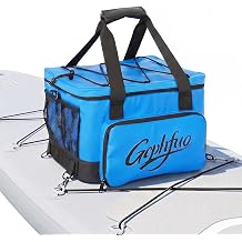 Portable Cooler Bag for Paddle Board, Kayak Cooler with Cup Holder Pockets, Waterproof Shell Paddle Board Accessories, SUP Accessories Storage for Beach, Camping, Boating