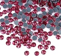 Vista 14 de 1440 piezas de diamantes de imitación termoadhesivos SS20 color púrpura2 con parte posterior plana, gemas de cristal de vidrio para ropa, camisas