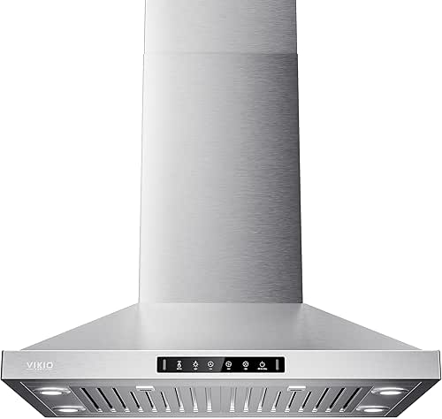 30 Inch Island Range Hood, 390 CFM kitchen Hood with