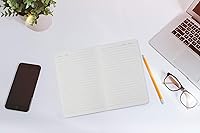 Vista 5 de TWONE 15 Packs Kraft Notebook Ruled Pages Kraft Brown Cover Pocket Journal Notebooks for Traveler Diary Note-Taking Ruled 60 Pages with 30 Sheets