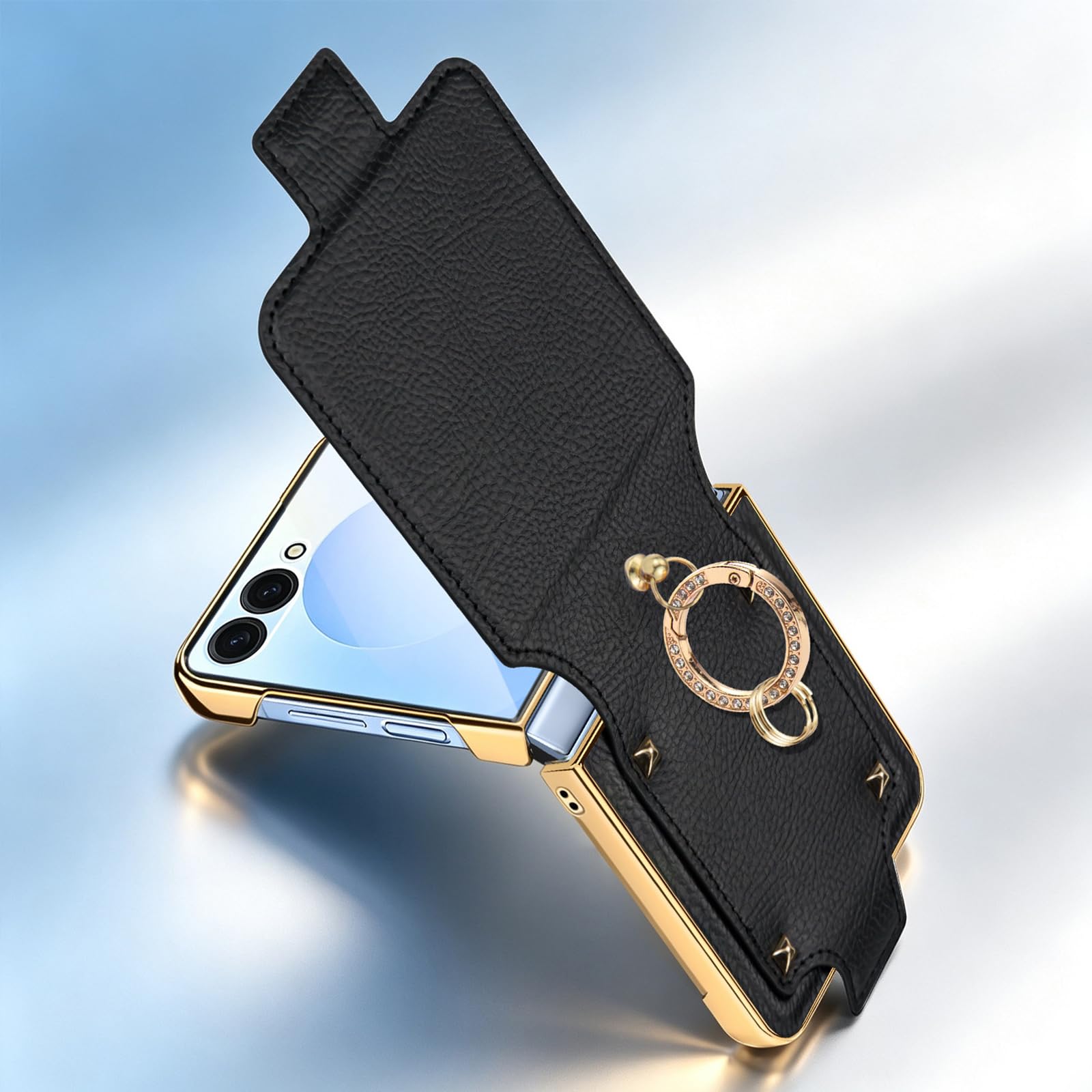 Galwaniczne etui do Samsung Galaxy Z Flip 8, cienkie, luksusowe, stylowe