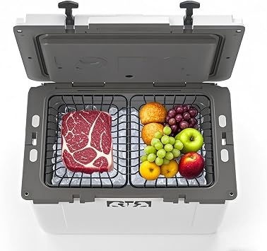 Cooler Basket for RTIC52, or 72 Qt Ultra-Light Coolers - Fits Coleman 54 Qt Steel Belted Cooler - Compatible with Dividers, Inserts, Straps, Locks, and Other RTIC Cooler