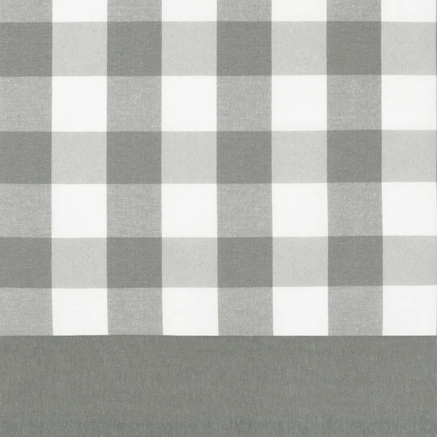 ACHIM Home Furnishings Hunter Window Curtain Tier Pair and Valance Set, 57" x 24", Grey