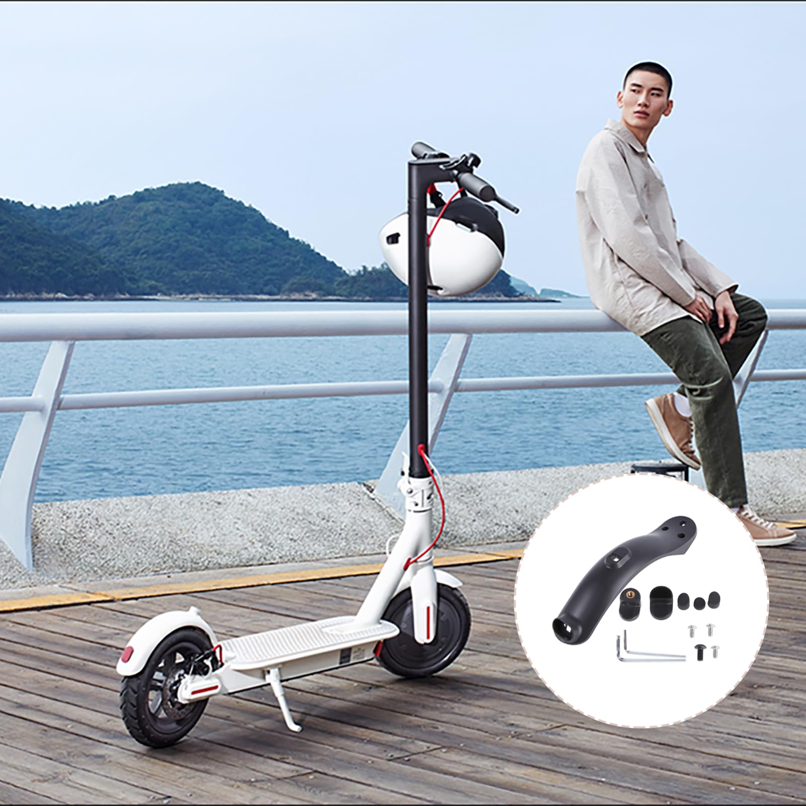 Toddmomy 2 Paraspruzzi Posteriore per Monopattino Elettrico con Gancio e Kit Sostituzione Accessori per Facile Installazione Unico e Antispruzzo