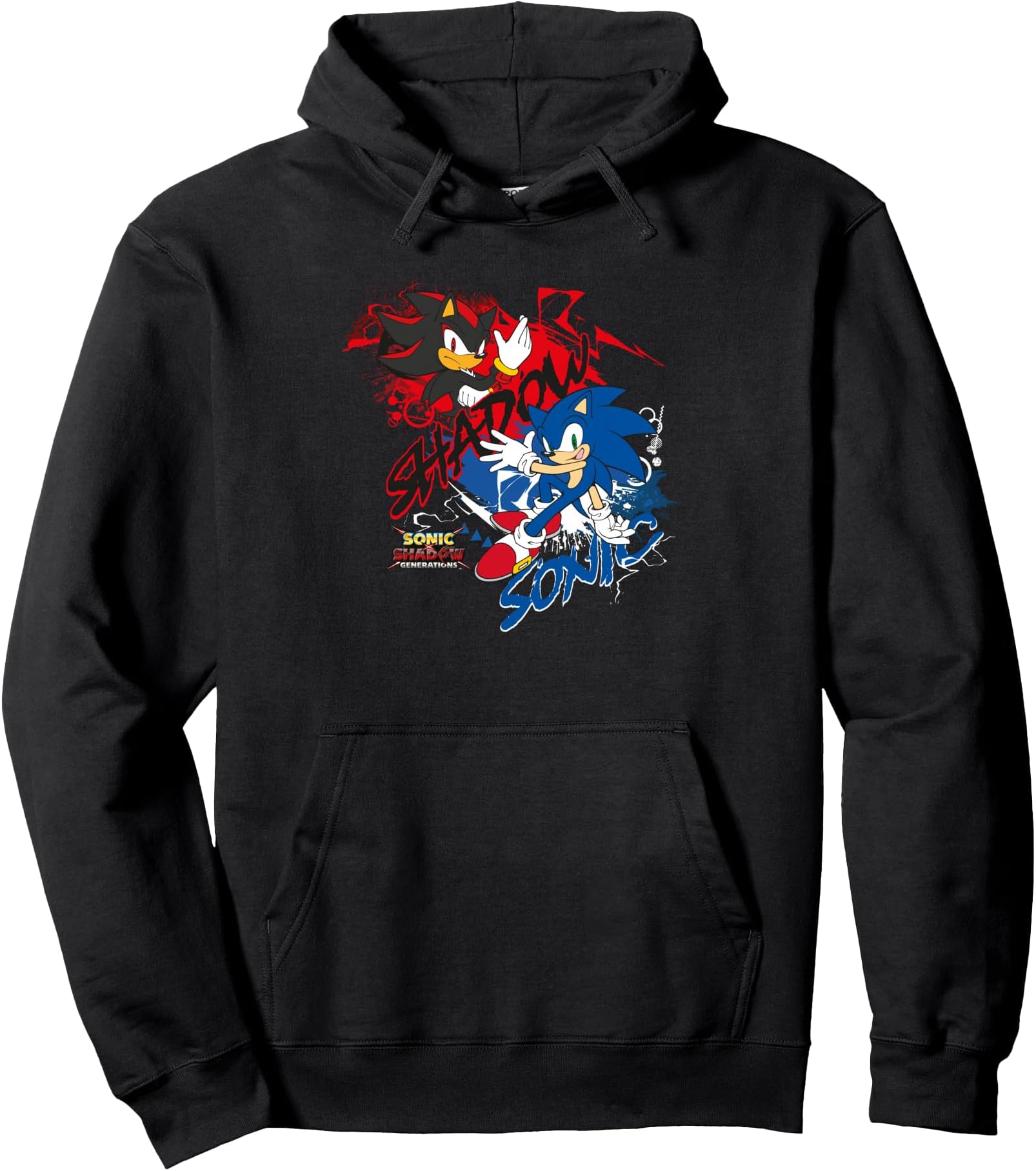 Sonic X Shadow Generations Shadow & Sonic Pullover Hoodie
