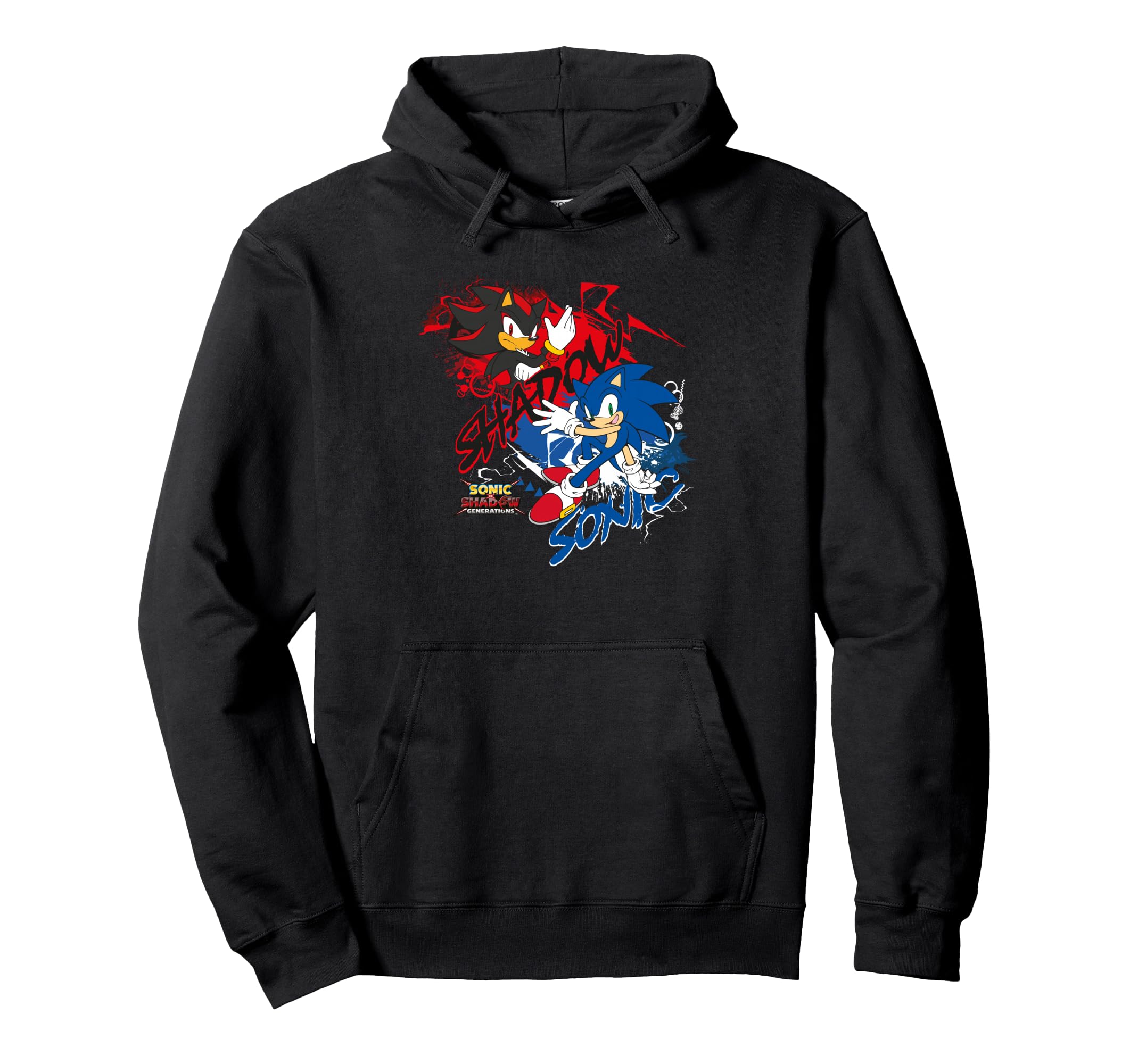 Sonic X Shadow Generations Shadow & Sonic Pullover Hoodie