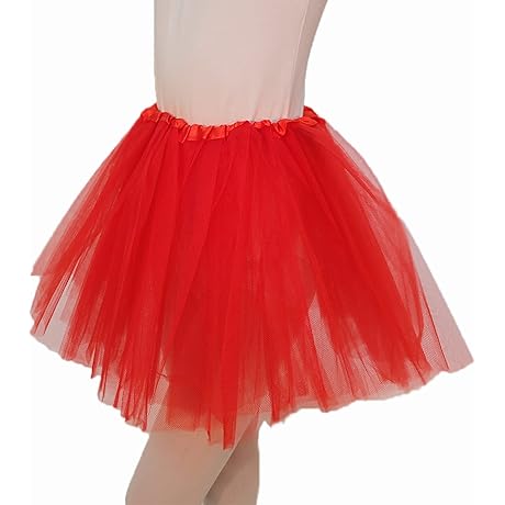 Tutus for Girls Women 5 Layer Halloween Costume