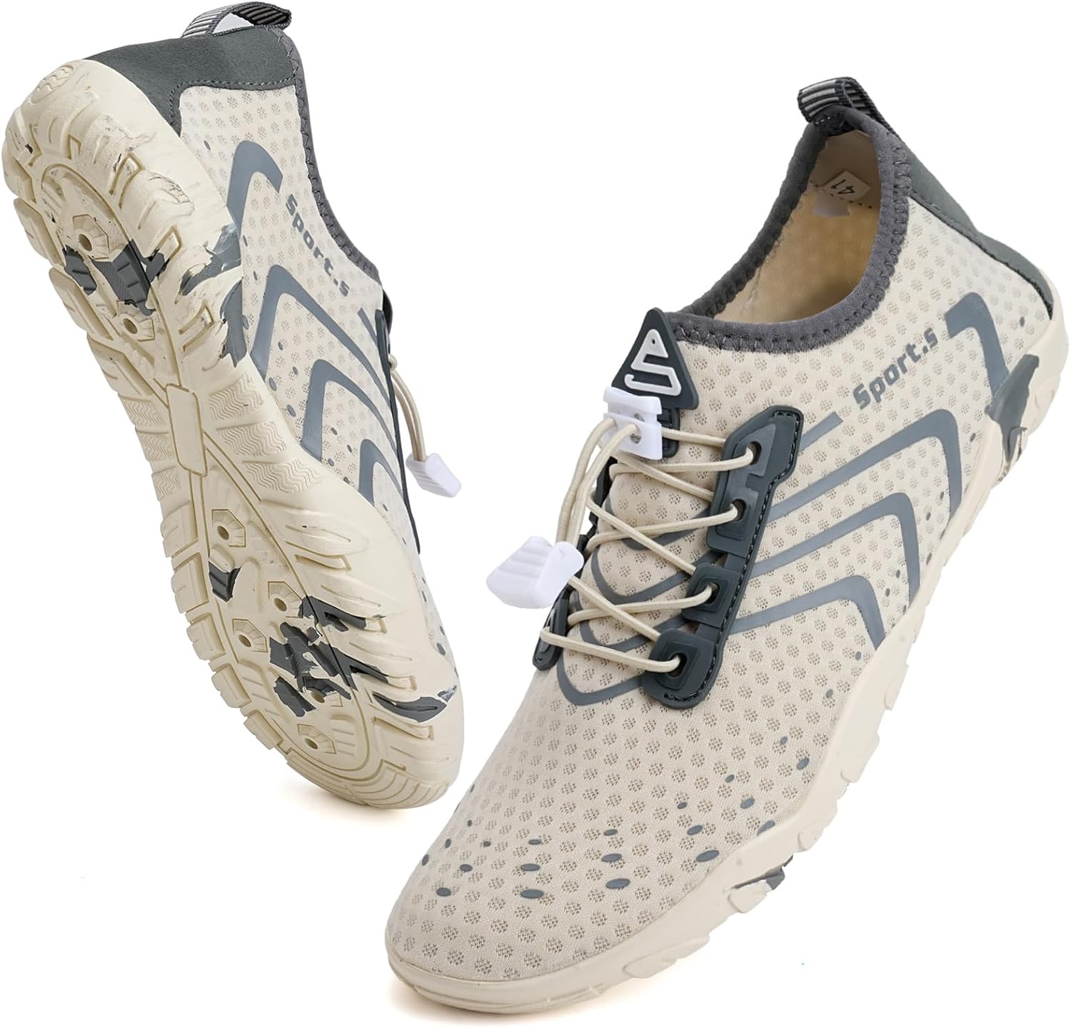 WateLves Water Shoes Mens Womens Barefoot Beach Swim Shoes Quick-Dry Aqua Socks Pool Shoes for Surf Yoga Water Aerobics - Image 2