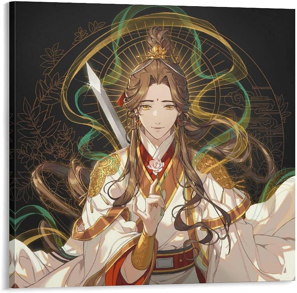 てんかんしふく 天官賜福 アートパネル 壁ポスター 絵画 装飾画 キャンバス絵画