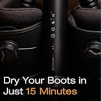 Vista 3 de Hedgehog GO Secador portátil de doble propósito Zapatos y cabello 105,000 RPM Bota de viaje, guante y secador de pelo compacto Calor ajustable