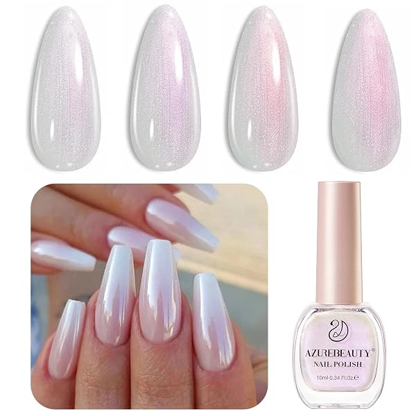 AZUREBEAUTY Nail Polish – Quick Dry, Natural Glossy Finish for DIY Manicure & Nail Art, Salon Quality, 10ML for Women