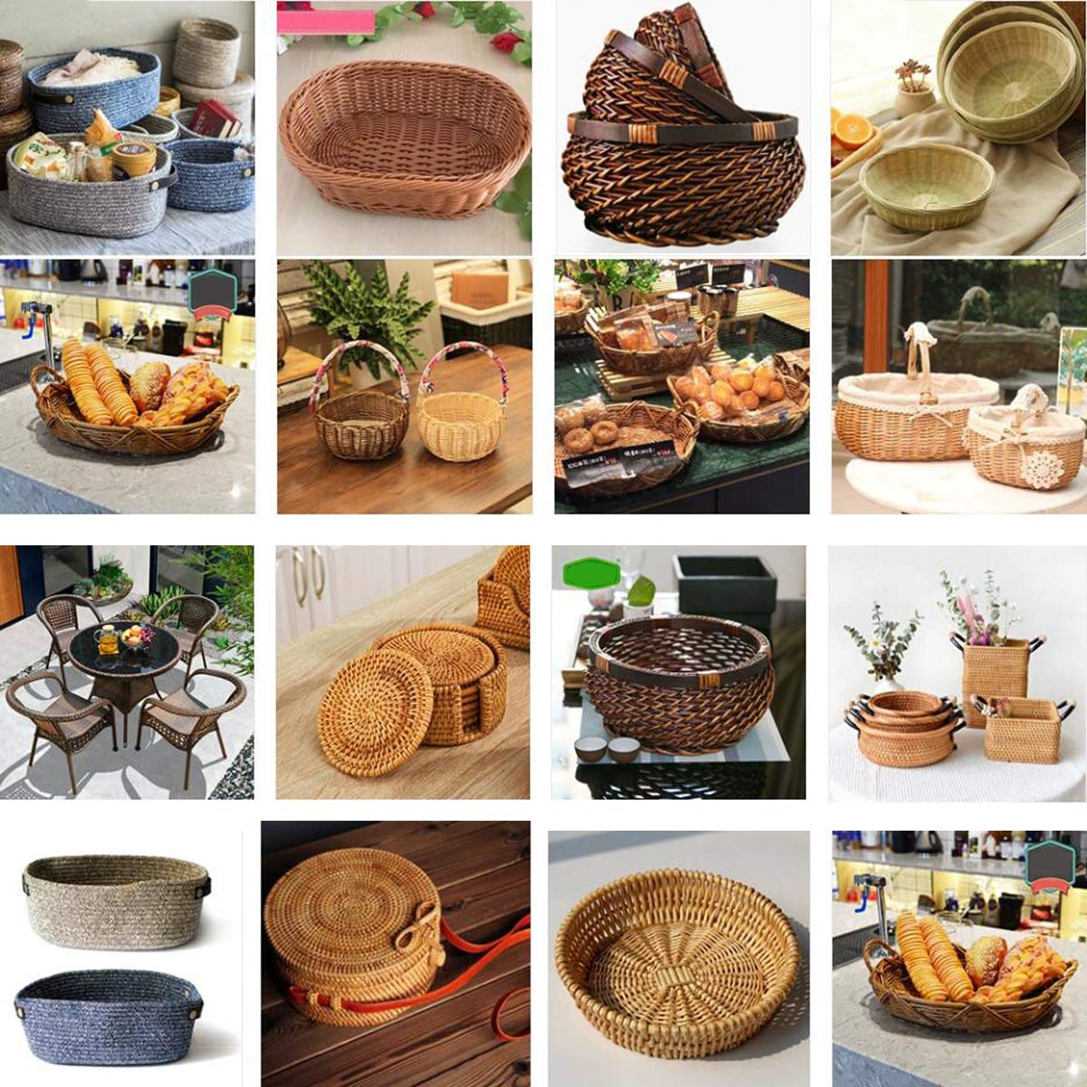 Peddig, 2,5 Mm, Rattan Rotondo In Plastica, 500 G, In Rattan - Foto 8