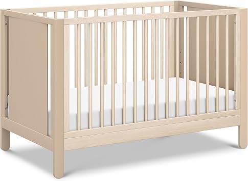 Carters by Davinci Marisol 4-in-1 Convertible Crib in Taupe/Washed Natural, GREENGUARD Gold Certified