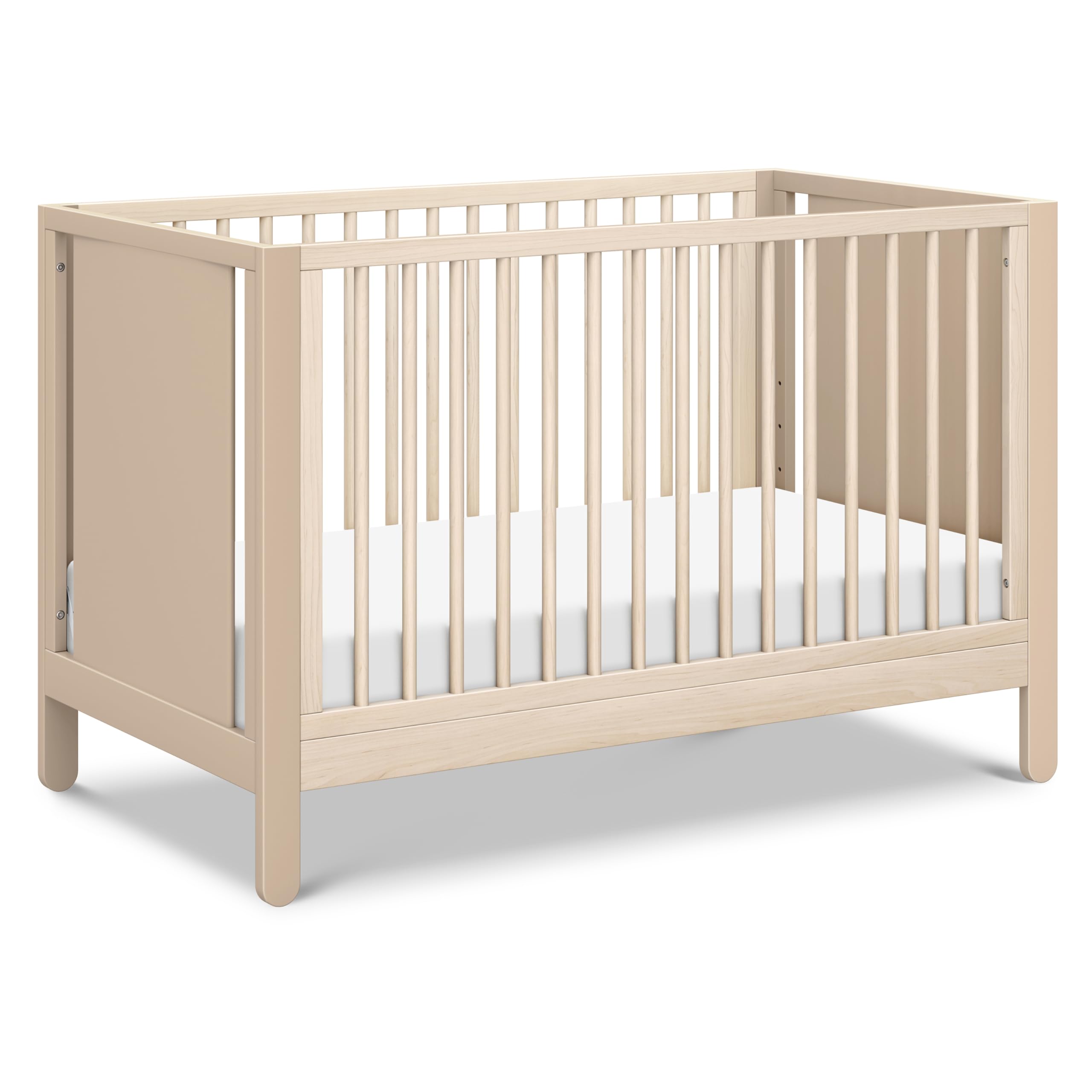 Carter's by Davinci Marisol 4-in-1 Convertible Crib in Taupe/Washed Natural, GREENGUARD Gold Certified