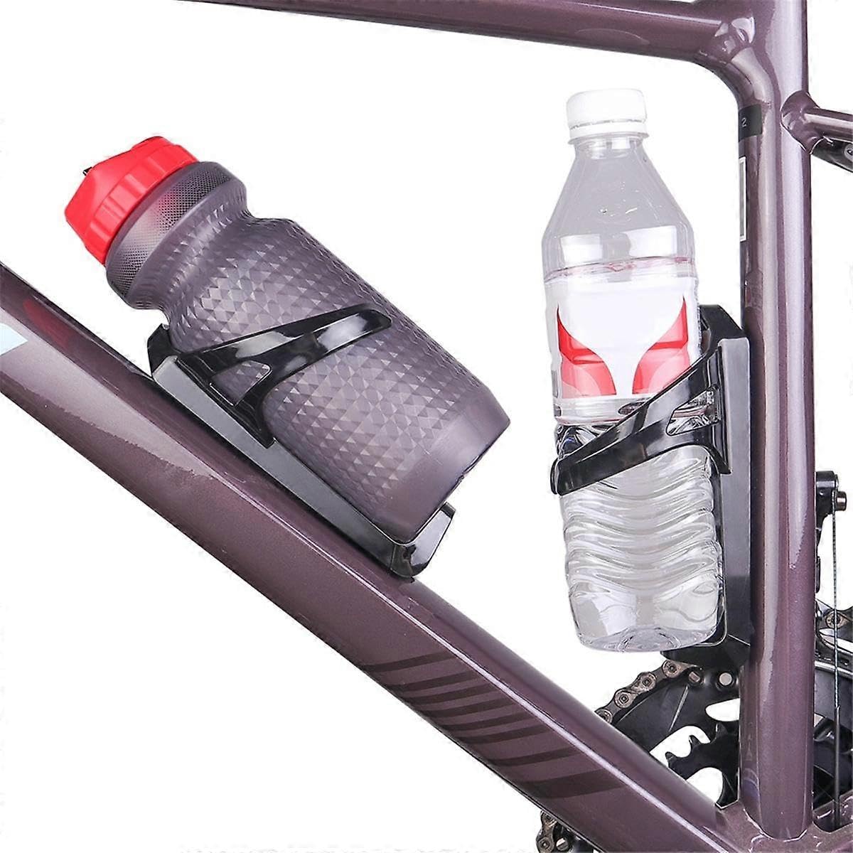 JOYHAPPST Bicycle Water Bottle Cage Bike Water Bottle Bracket Multifunction Anti-Lost Protective Bottle Case for