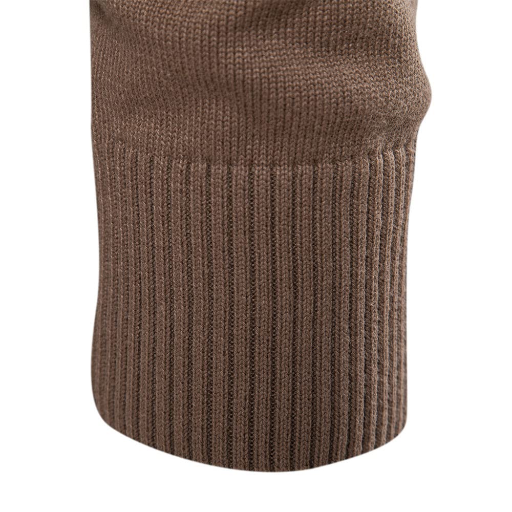 moisture Męski sweter na co dzień męski sweter z długim rękawem golf sweter jednolity kolor męski dzianinowy sweter biznesowy na co dzień prosty męski sweter sweter sweter dla mężczyzn (kolor: ciemnoszary, rozmiar: S)