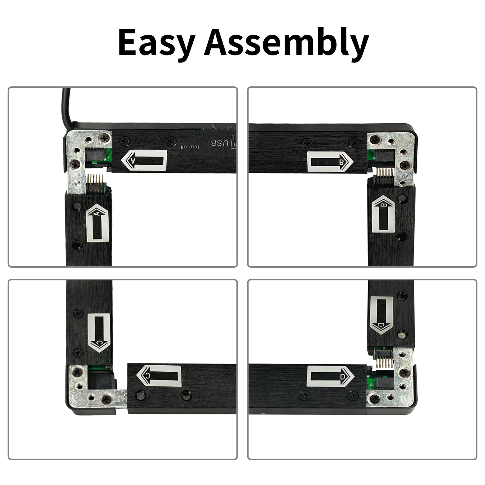 55 pollici 20 punti telaio touch a infrarossi, interfaccia USB interattiva IR touch screen pannello sovrapposto, driver libero intelligente, adatto per monitor TV e segnaletica digitale