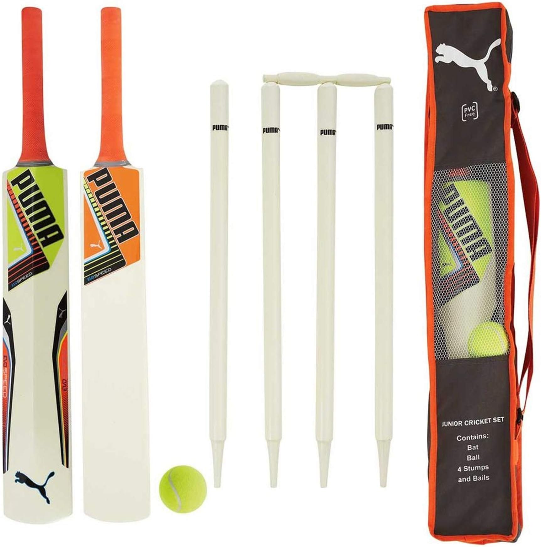 PUMA EvoSpeed 7 Cricket Bat Glove Pad Bag Set