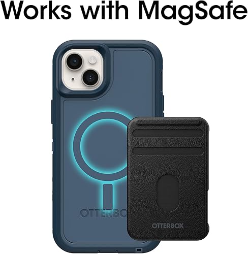 Miniatura 5 de OtterBox Funda para iPhone 14 Plus Defender Series XT - Océano abierto (azul), sin pantalla, resistente, se ajusta a MagSafe, accesorio de cordón