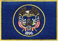 Vista 8 de Parche Bordado de la Bandera del Estado de Minnesota, Emblema MN, Planchado, Versión 2024