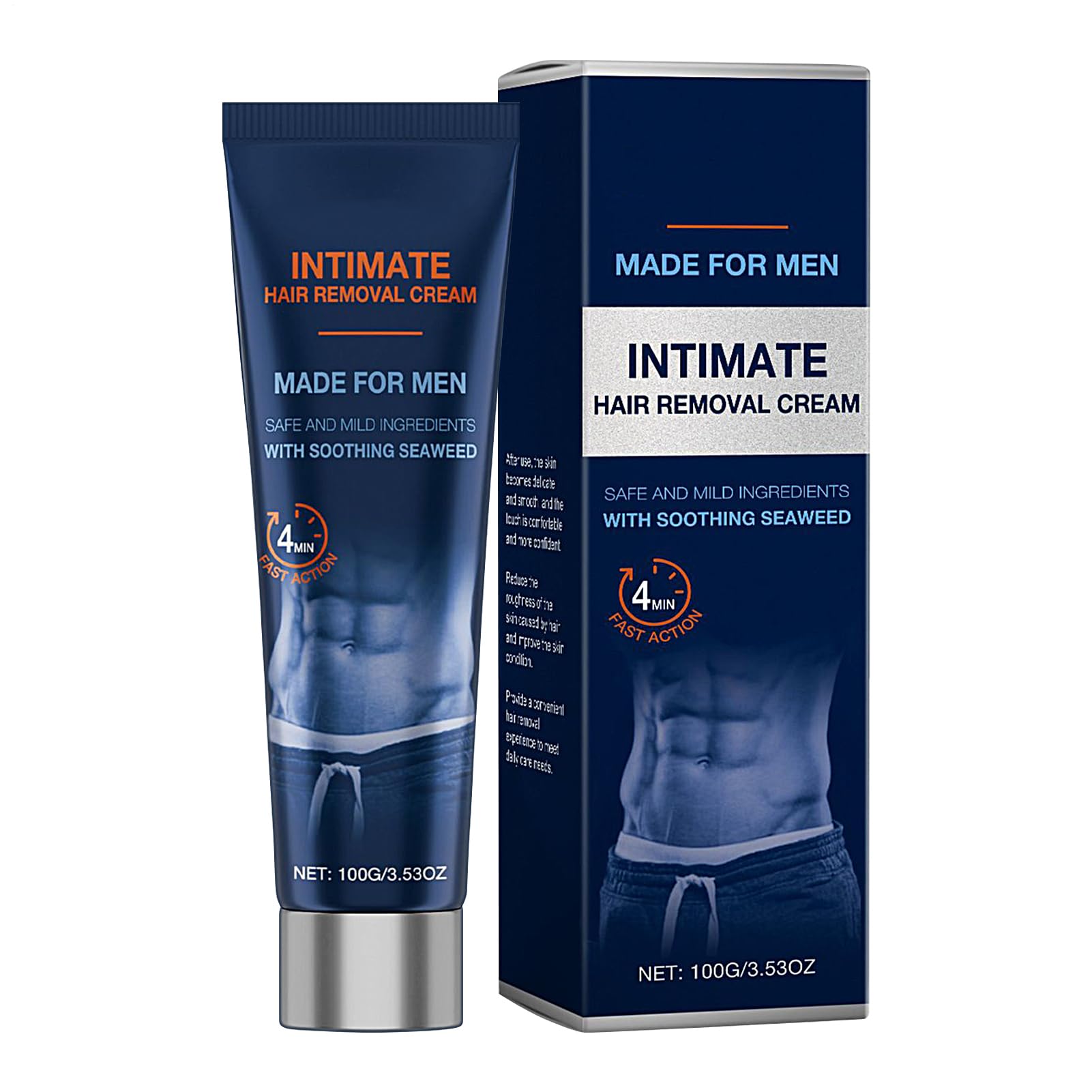 Crema de depilación íntima - Solución de acción rápida de 100 g Cabello corporal | Hidratizante crema removaal haiir | Skin haiir remover creaam para la temporada de trajes de baño y escapadas a la pl