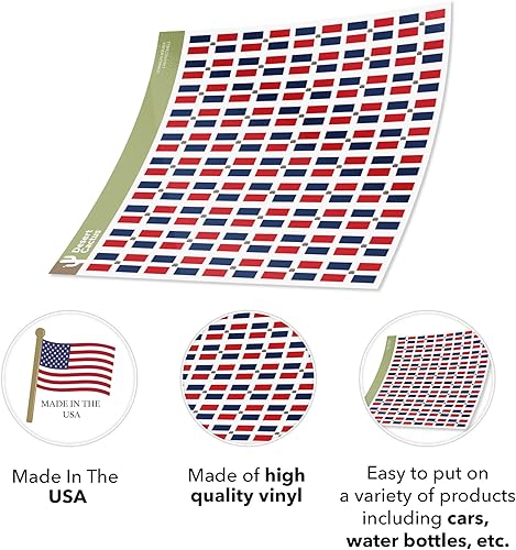 Miniatura 3 de Desert Cactus Calcomanía de bandera de país de República Dominicana, hojas rectangulares de 1 pulgada, 50 piezas en total con logotipo para niños,