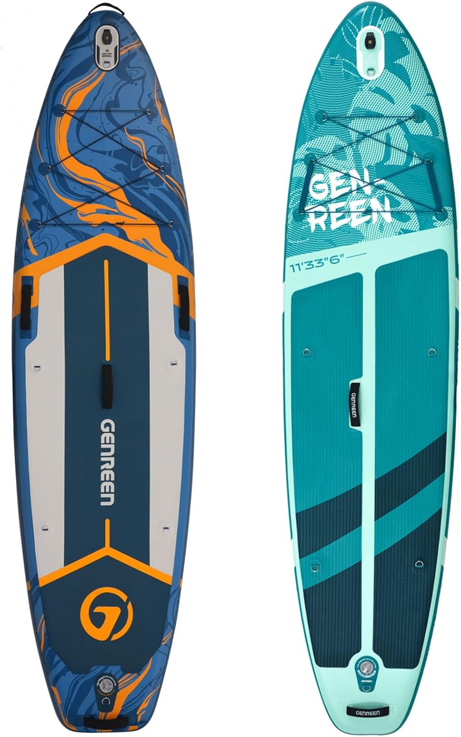 Monstera Blue and Ocean Blue