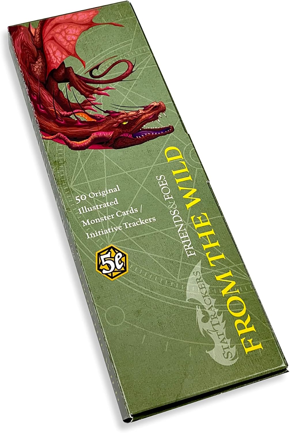 Friends & Foes from The Wild - 50 Illustrated Original 5e Monsters - Initiative Cards for 5th Edition DM's