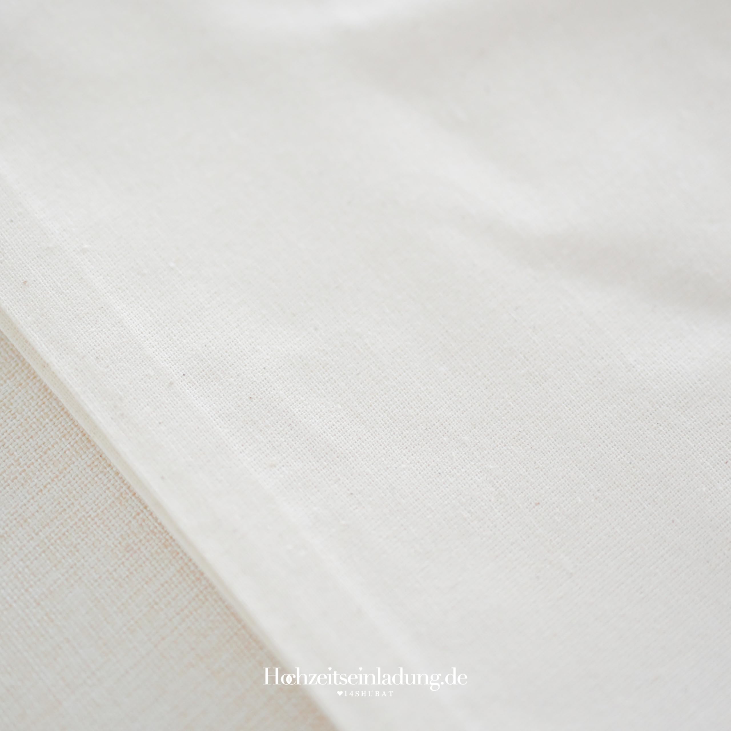 Personalisiertes Hochzeit-Willkommensschild aus Leinen, 60 x 220 cm, Boho Design mit Namen und Datum