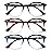 3 Pack Reading Glasses Spring Hinge Stylish Readers Black/Tortoise for Men and Women (color, 3.00)Medium