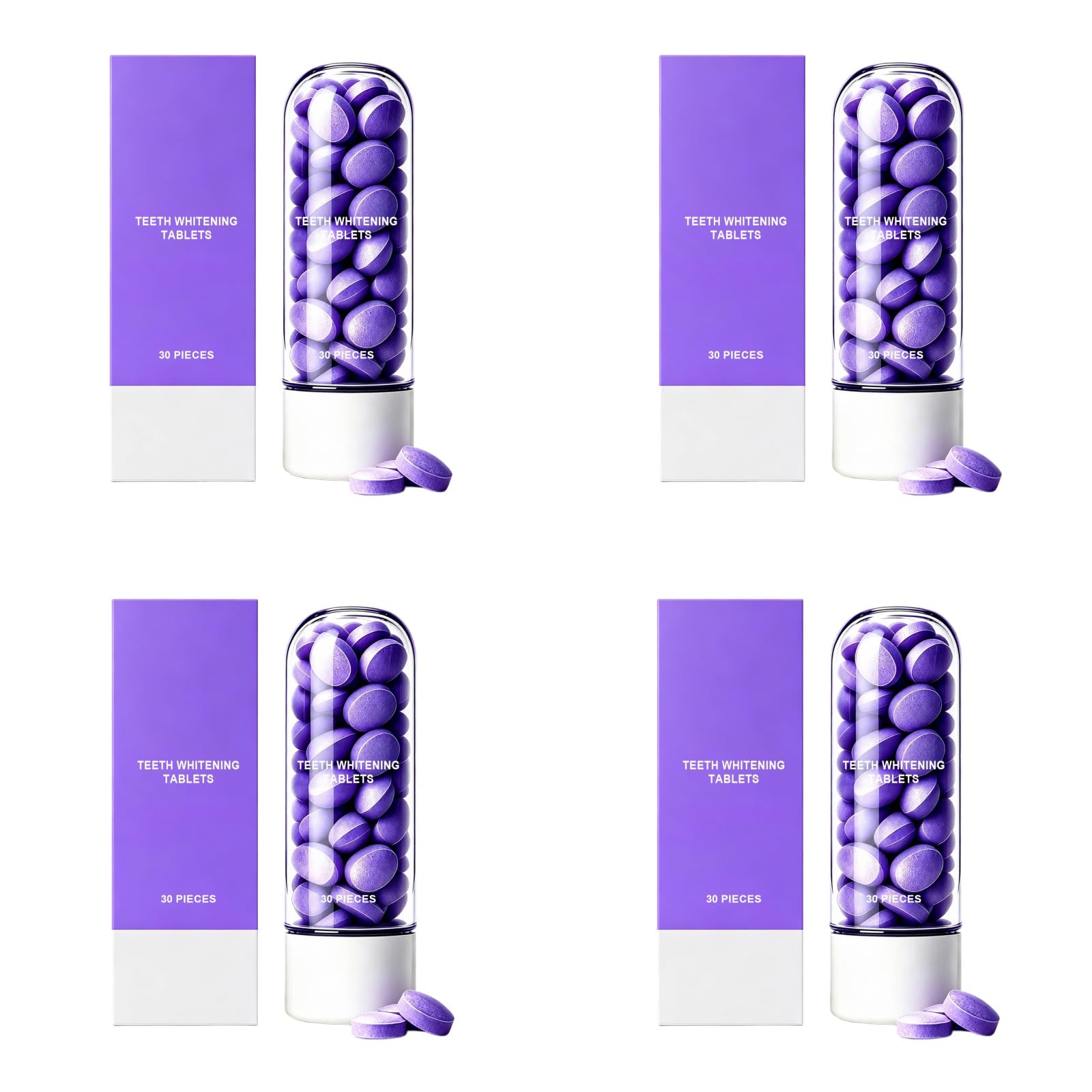 Compresse di dentifricio viola per i denti, rinfrescano l'alito | Fresco Piacevole | Compresse sbiancanti per denti Per Uomini Donne Papà Mamme Giovani Salute Orale Cura Delle Gengive