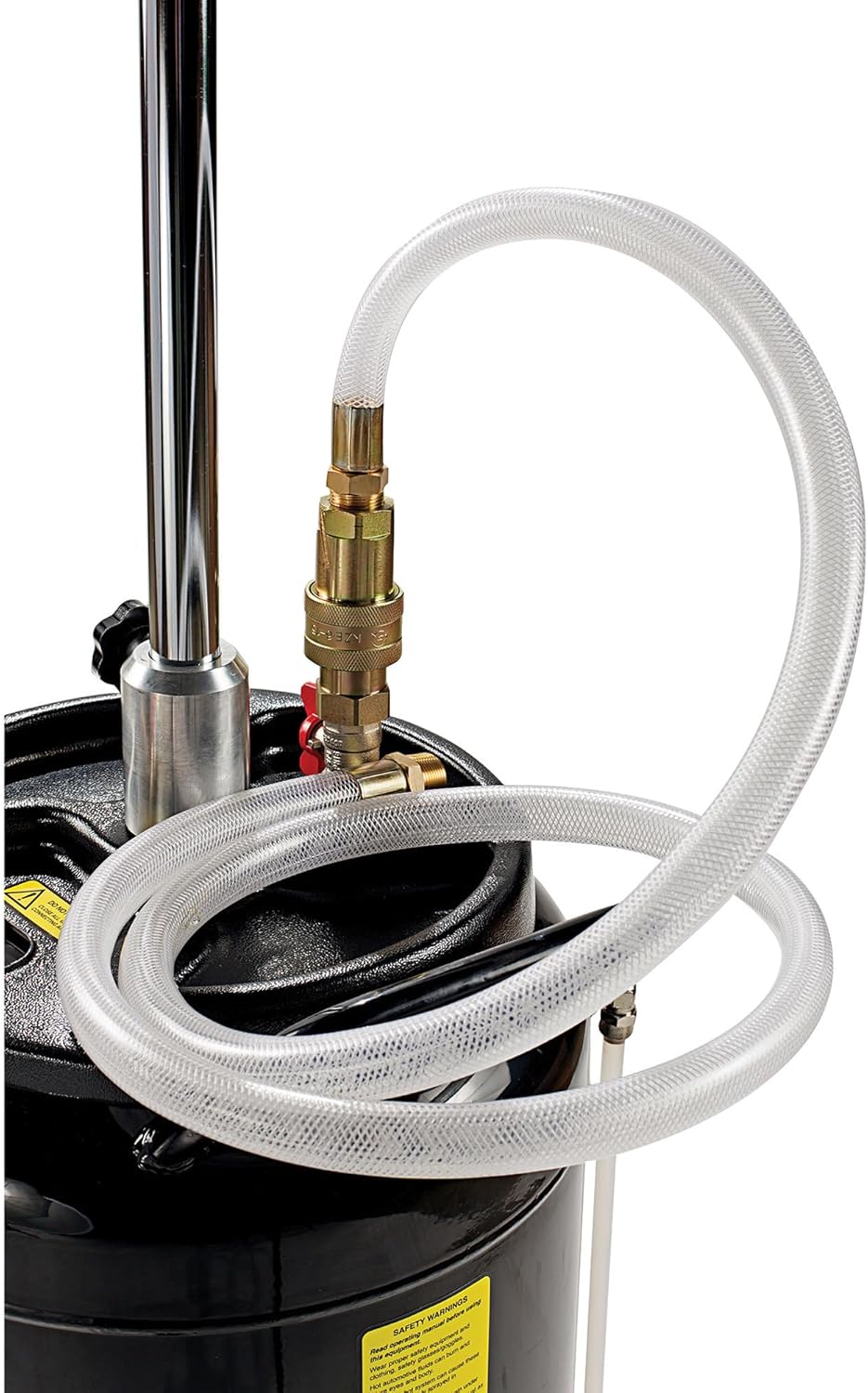 JohnDow Industries JDI-25HDC Self-Evacuating Portable Oil Drain, 25 Gallon,