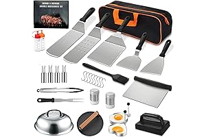 32 Piece Griddle Tool Set, Enhance Your Outdoor Grilling