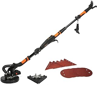 WEN DW5084 5-Amp 2-in-1 Variable Speed Dual-Head Drywall Sander with 15-Foot Dust Hose , Black