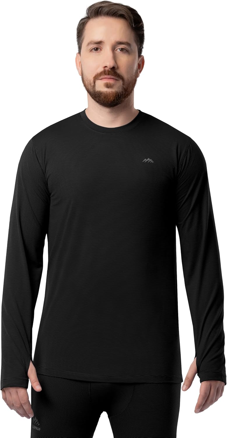 ColdPruf Men's Long Sleeve Thermal Underwear Crew Top