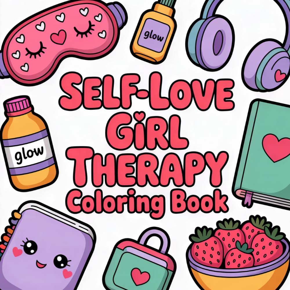 Self-Love Girl Therapy Coloring Book: Relaxing & Empowering Coloring Pages for Women & Teens | Confidence Boost, Mindfulness & Positive Affirma: A ... Help You Heal, Relax, and Embrace Self-Worth