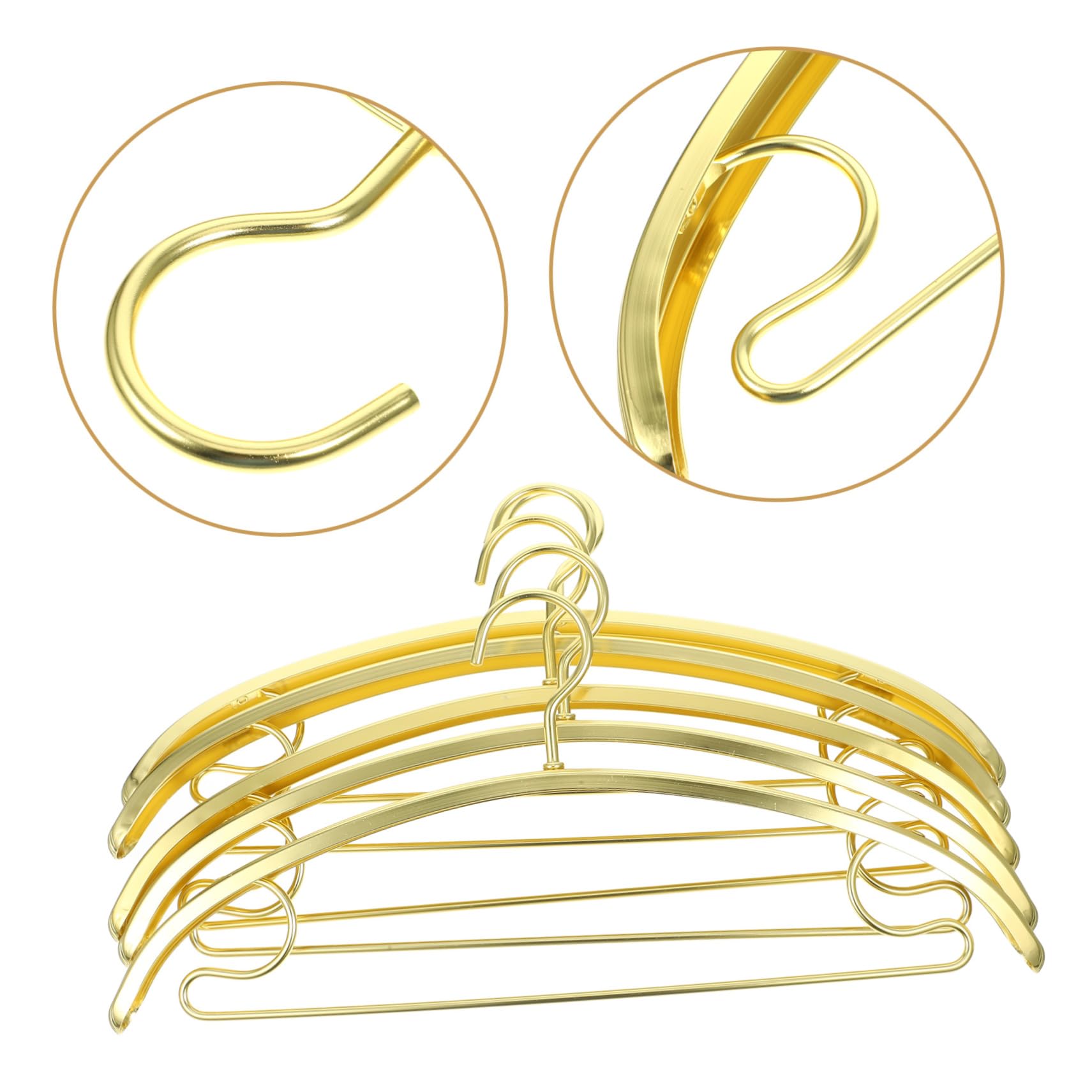 CHILDWEET 5pcs Drying Rack Aluminum Alloy Coat Drying Hanger Jeans Hangers Hangers for Pants