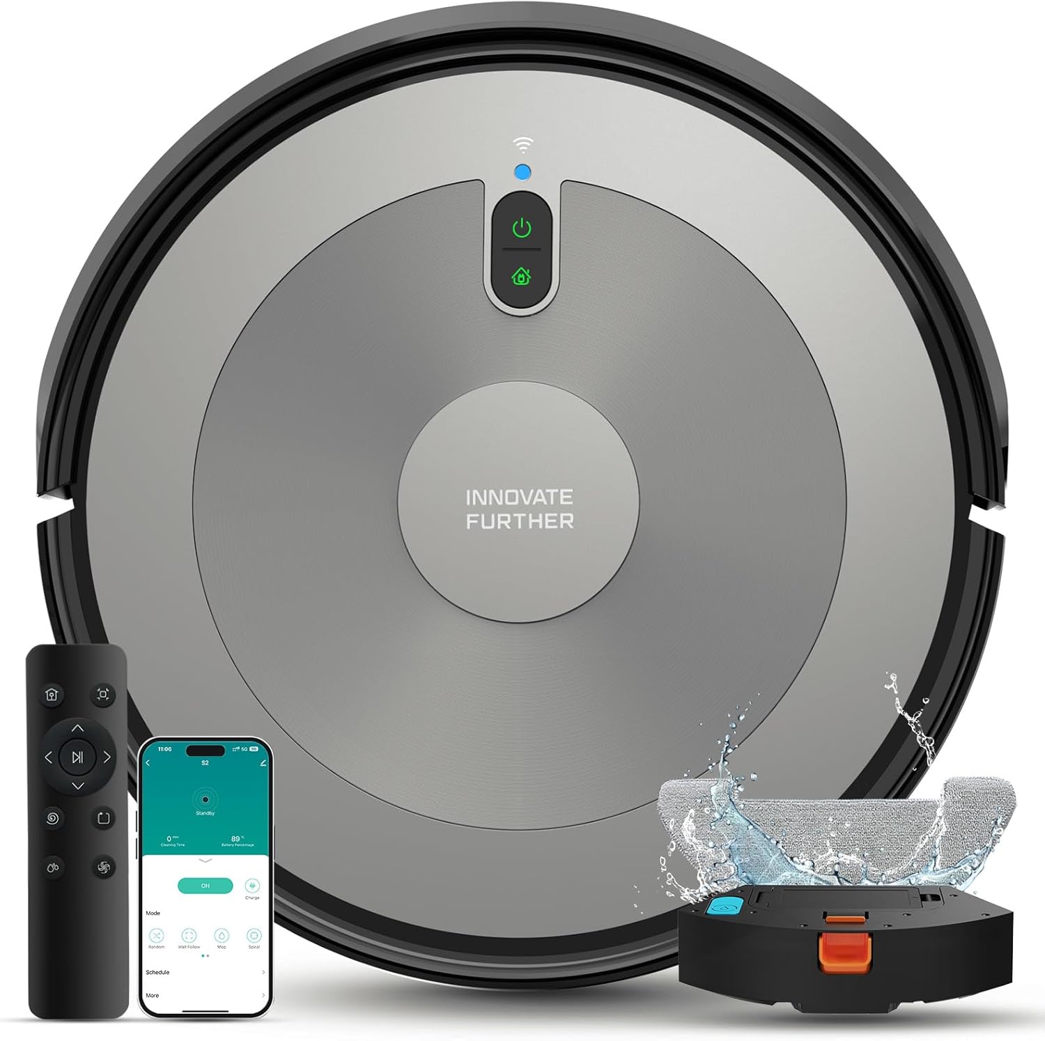 Deenkee Robot Vacuum Cleaner with Mop