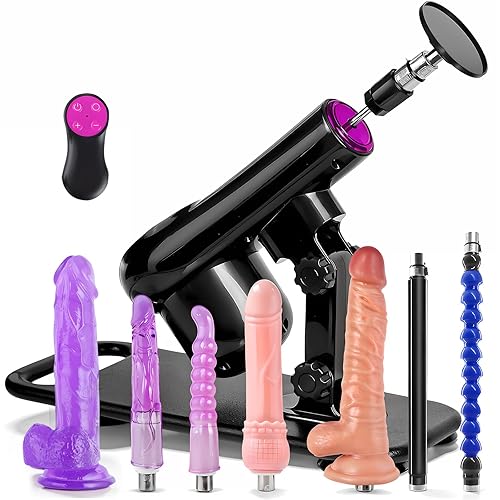 Sex Machine, Thrusting Dildo Gun Remoto Love Machine for Women and Men,Dildo Machine with 8 Accessories, Adult Sex Toy with Suction Cup