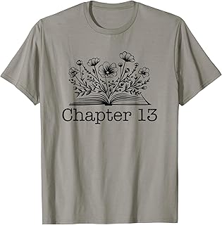 Cute 13th Birthday Chapter 13 Official Teenager Book Lover T-Shirt