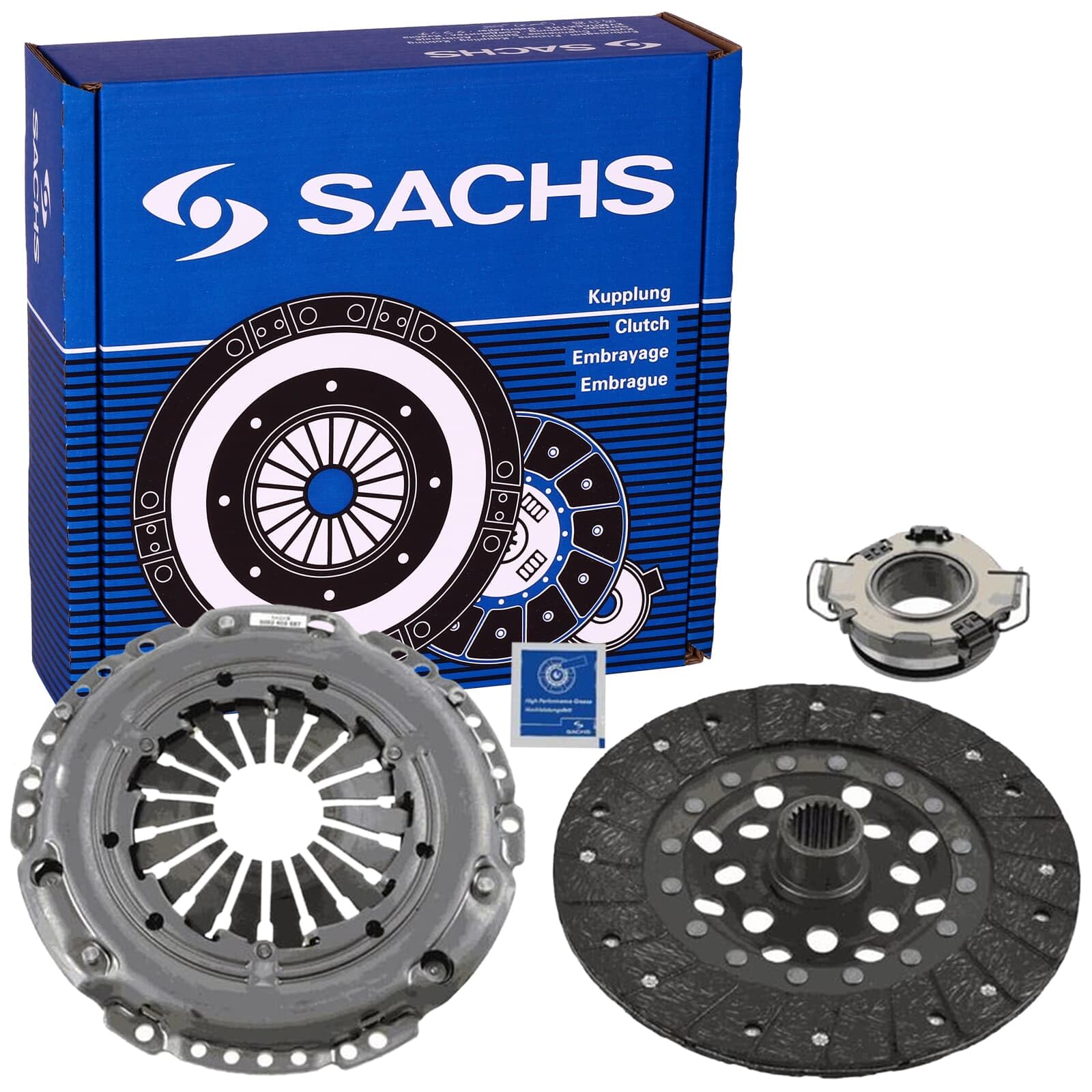 SACHS 3000 951 181 Kit De Embrague Compatible Con Toyota Corolla/Allex (_E12_) 2001-2008 y otros vehículos