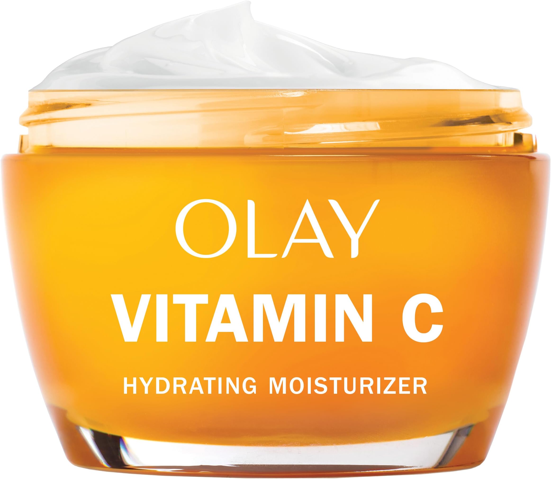 Vitamin C Face Moisturizer, Brightening Cream for Women, Instant Hydration, Evens Tone, Dark Spot & Hyperpigmentation Reduction, Glowing Skin Care - Niaciniamide, Lactic Acid, 1.7 Oz